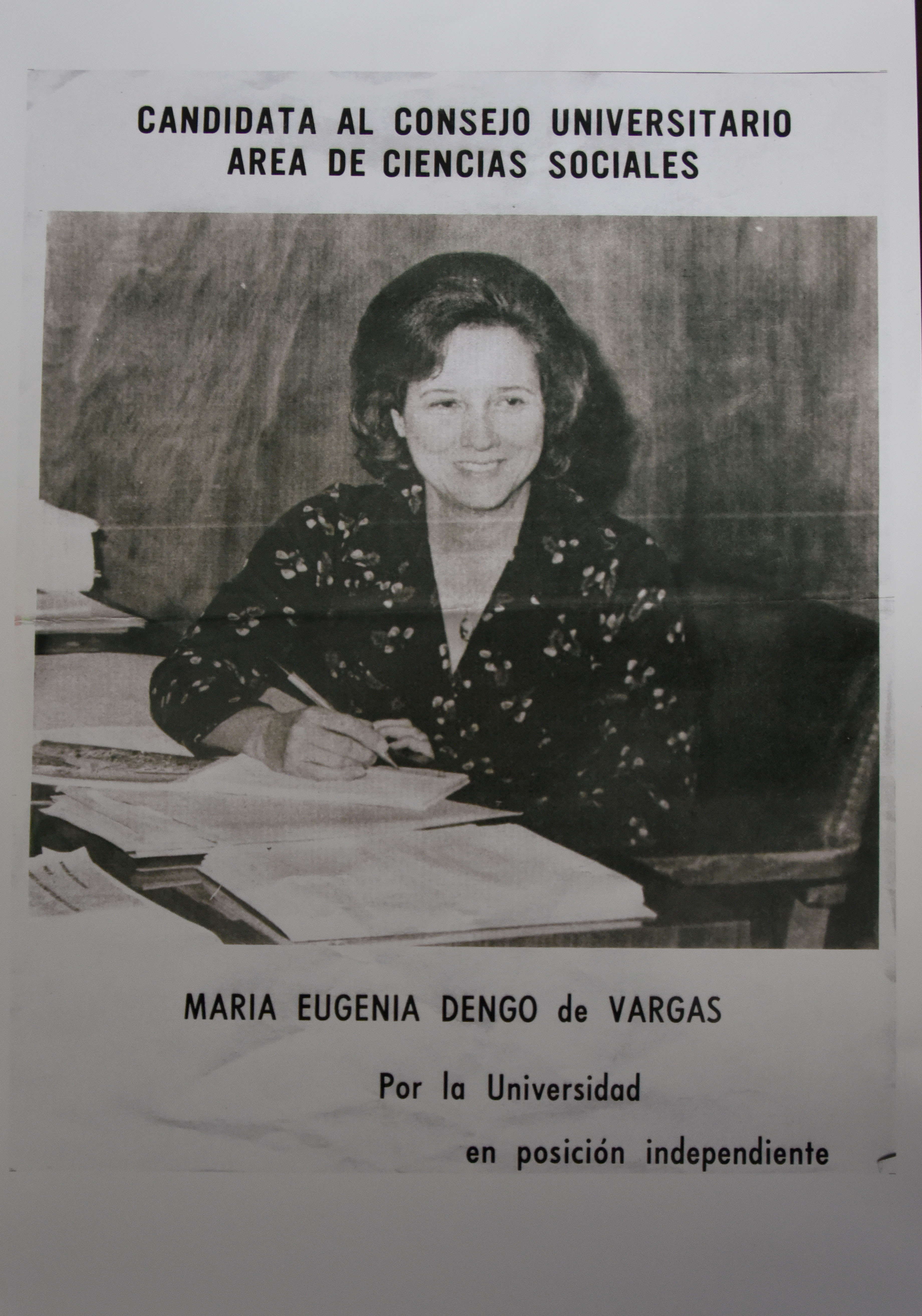 img-galeria-quote-En 1976 María Eugenia Dengo fue elegida al Consejo Universitario, el cual presidió hasta 1977.