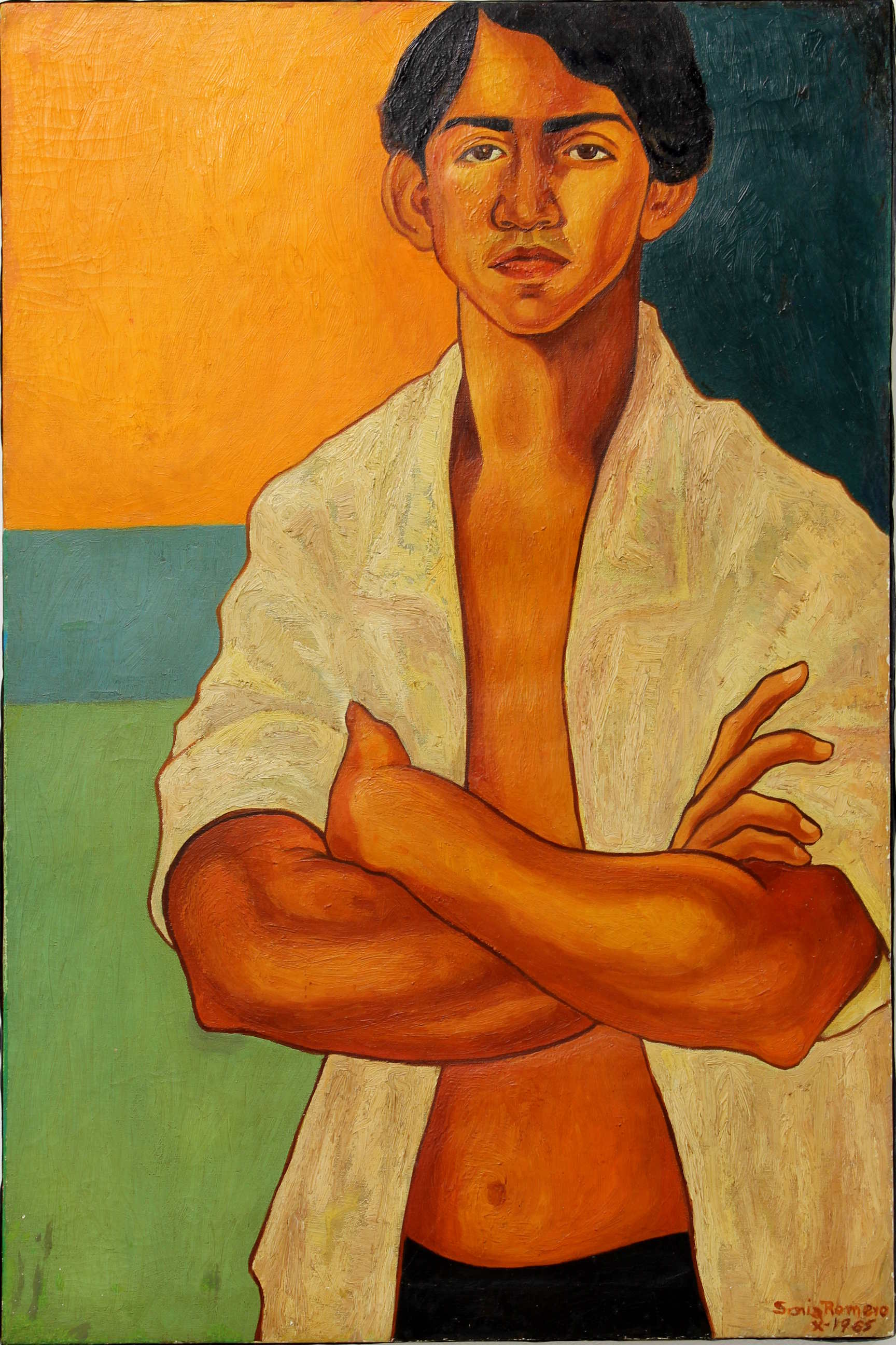 img-galeria-quote-Obra de Sonia Romero Carmona, retrato de Disifredo Garita, óleo, año 1968. Fotografía: Adriana Araya.