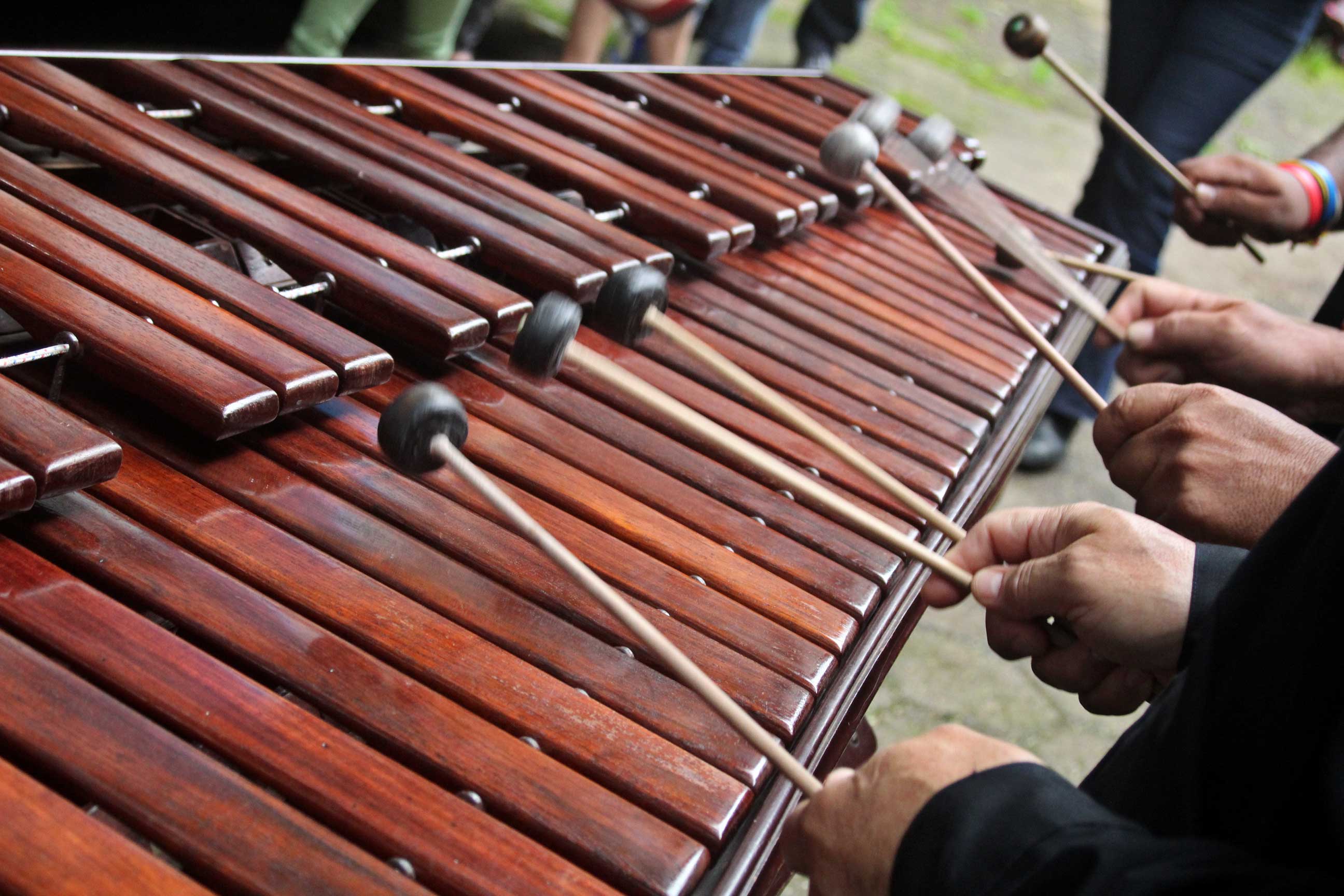 Asiatisch Auswertbar Band Marimba Guanacasteca Republik