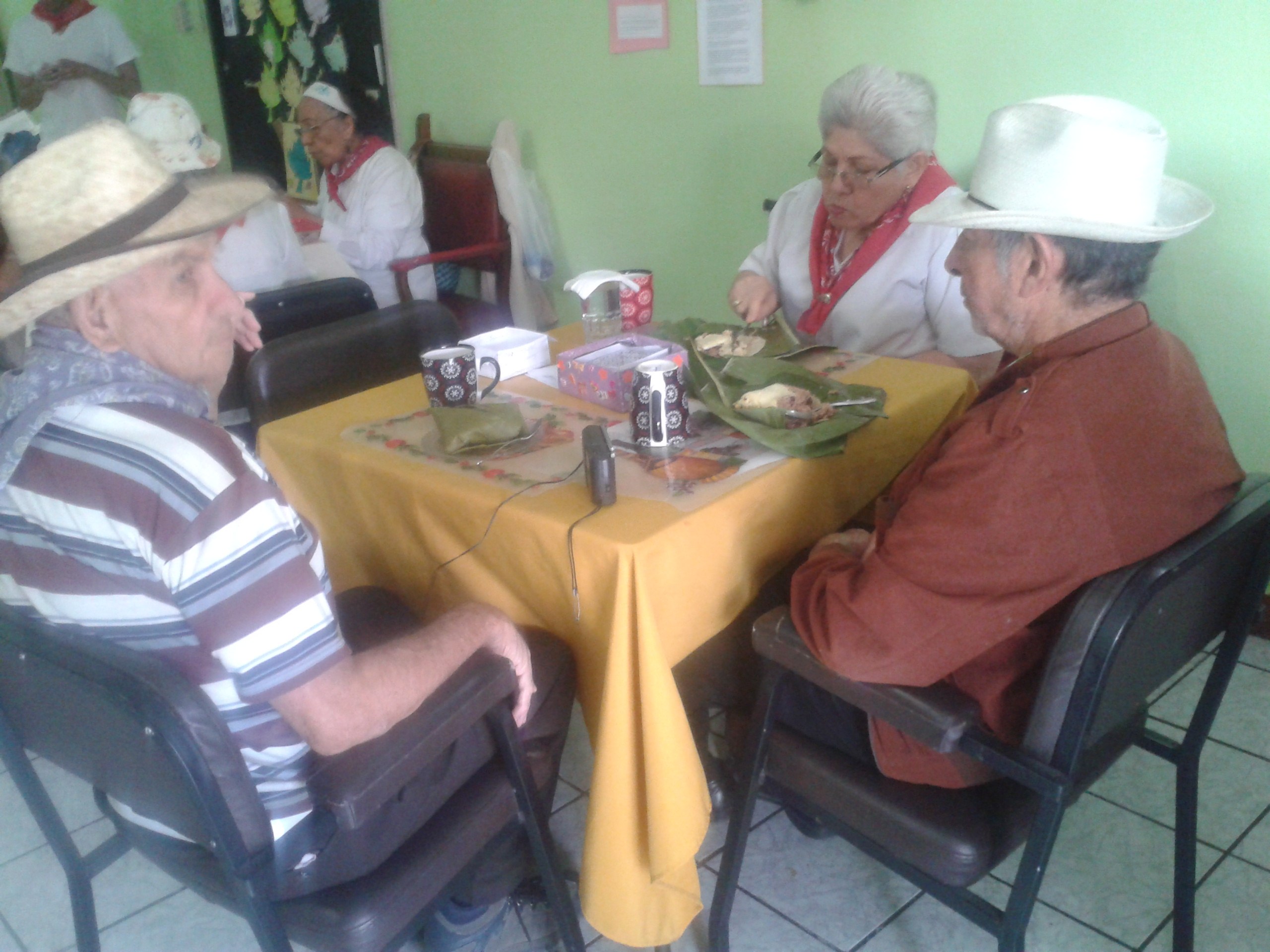 La celebración de la Anexión del Partido de Nicoya, en el centro diurno ASECA promovió la participación social, que es uno de los pilares del envejecimiento activo.  Foto: Mariela Hernández.