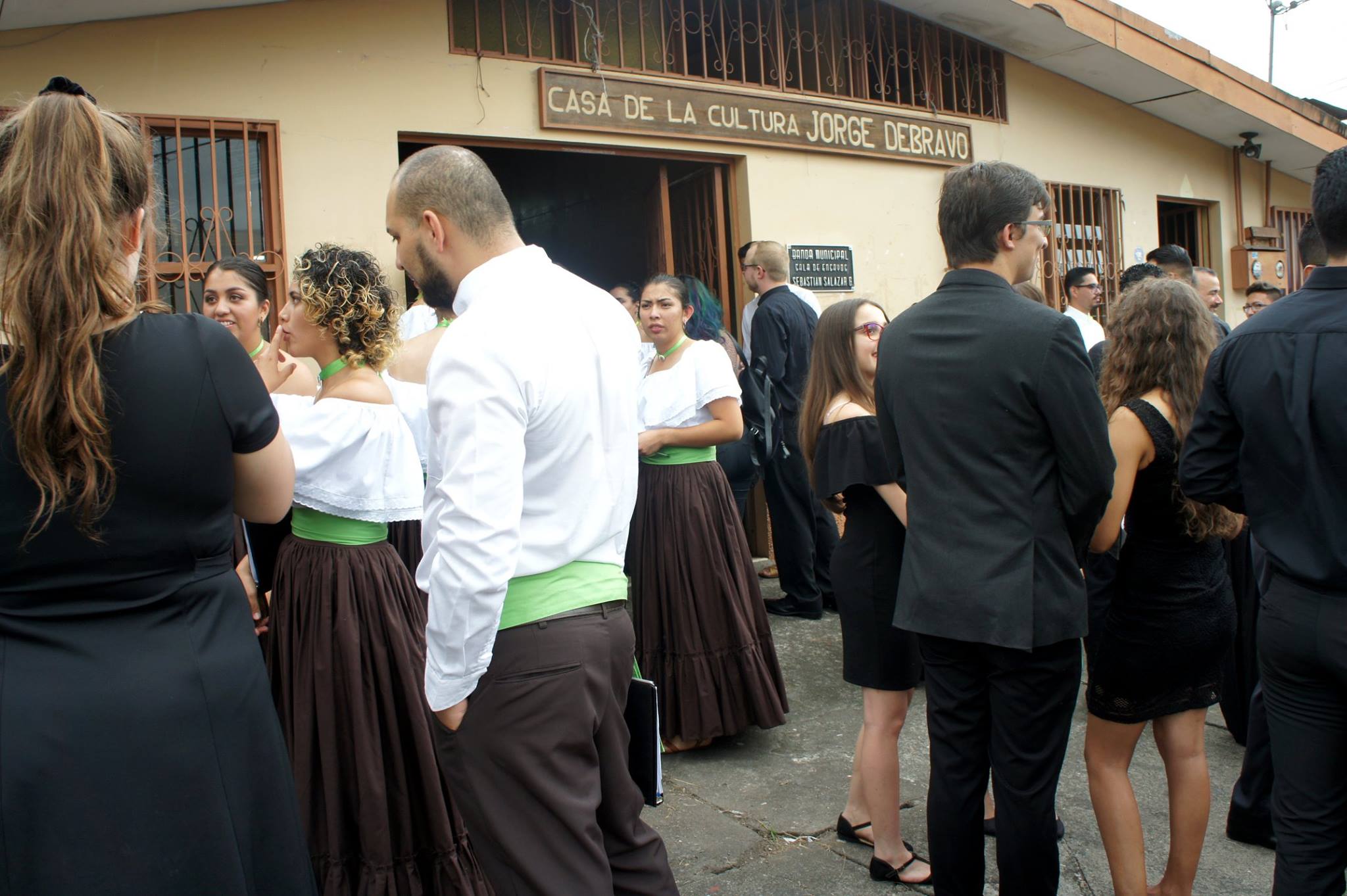Varias comunidades del país como Turrialba recibieron la visita del Wagner College Choir. Foto: Cristian Esquivel