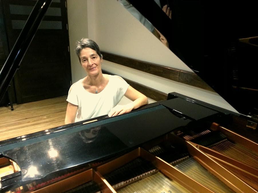 La pianista  Evangelina Sánchez