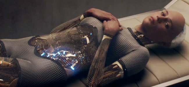 El cine Foro analizará Ex machina, pelicula del 2015, de Alex Garland. En la grafica Ava, la robot. Tomado de google images