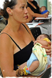 TCU 622.  Estrategia y promoción para una lactancia materna efectiva y prolongada.  Foto: INISA.