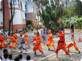 Demostraciones de kung-fu y taichí fueron parte de la celebración del año nuevo chino. Foto: Cortesía del Instituto Confucio