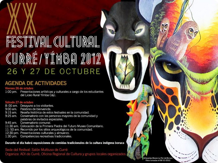 Agenda de actividades en el vigésimo Festival Cultural de la localidad. 
