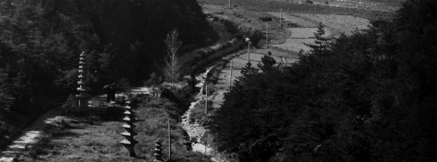 La muestra de Hiltmann reúne un conjunto de fotografías en blanco y negro, imágenes de paisajes y objetos del valle de Mansan al suroeste de la península de Corea.