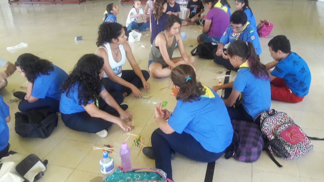 Participantes recibieron talleres educativos y recreativos. Fotografía: Patricia Rojas, Recinto de Golfito.
