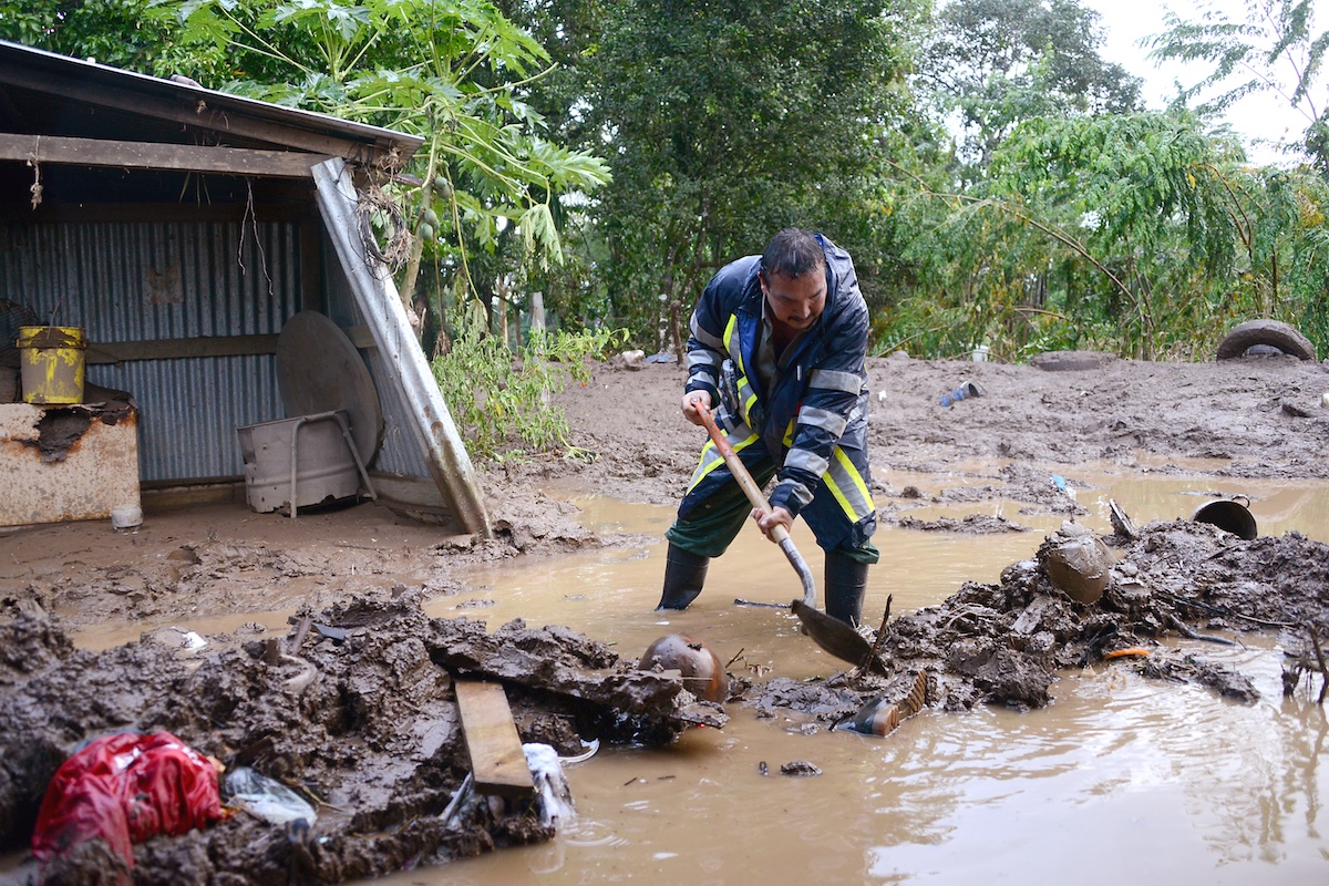 El cambio climático afectará todas las regiones del país,en las siguientes décadas algunas zonas de la Región Huetar Caribe se enfrentarán mayores precipitaciones que perjudicarán a más comunidades e infraestructura pública. Foto archivo OCI-UCR.