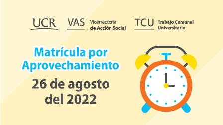 Matrícula ordinaria II Ciclo 2022 