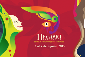 El II FestArt 2015, se llevará a cabo del 3 al 7 de agosto en distintas comunidades de Alajuela. El II FestArt 2015, se llevará a cabo del 3 al 7 de agosto en distintas comunidades de Alajuela.