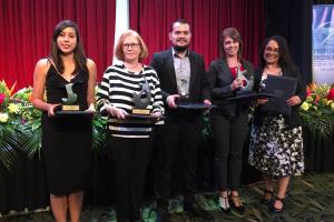 Profesionales y estudiantes de la UCR son premiados por el Colegio de Periodistas Profesionales y estudiantes de la UCR son premiados por el Colegio de Periodistas