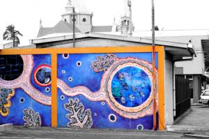 Poemas gráficos ha involucrado a los artistas locales mediante un concursos.Fotografìa Sede de Occidente Poemas gráficos ha involucrado a los artistas locales mediante un concursos.Fotografìa Sede de Occidente