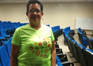 Doña Liliana participó en la edición anterior de EVISA y actualmente se encuentra en seguimiento. También es promotora y motivadora del programa. Foto: Rebeca Gu. Doña Liliana participó en la edición anterior de EVISAy actualmente se encuentra en seguimiento. También es promotora y motivadora del programa. Foto: Rebeca Gu.