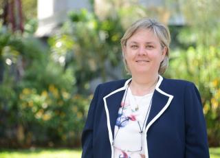 La ingeniera y Ph.D.Mónica López Sieben, subdirectora del Centro de Formación Permanente de la Universidad Politécnica de Valencia y vicepresidenta de la Red de Educación Continua de América Latina y Europa, visita la UCR para inspirar y presentar las tendencias globales en educación continua. / Fotografía Gabriela Mayorga.